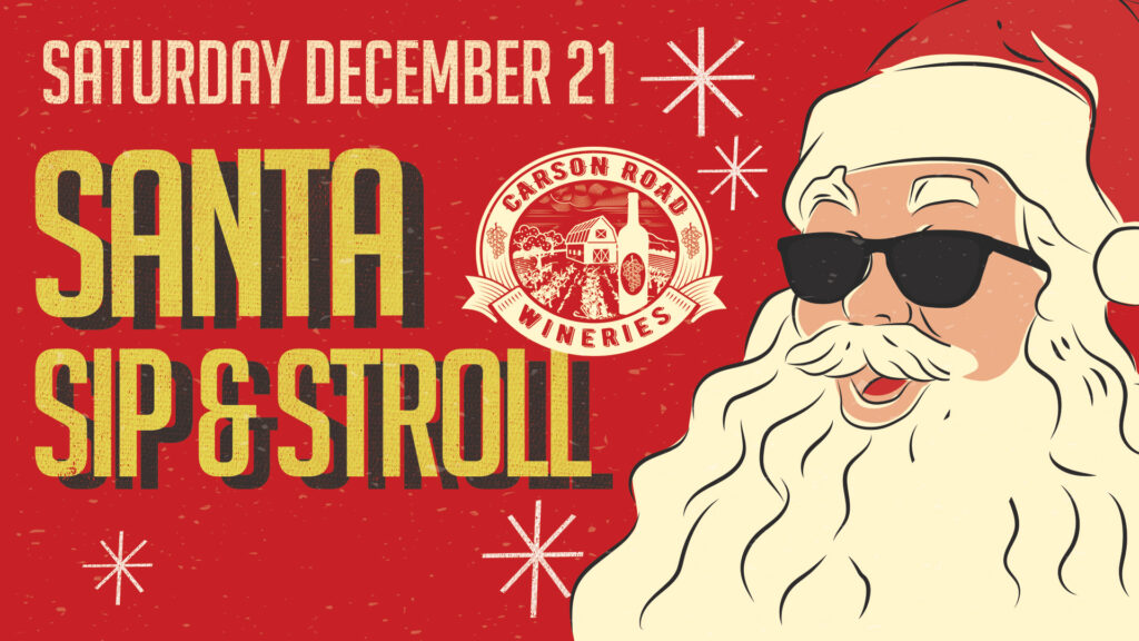 Santa Sip & Stroll Wine Tasting El Dorado County